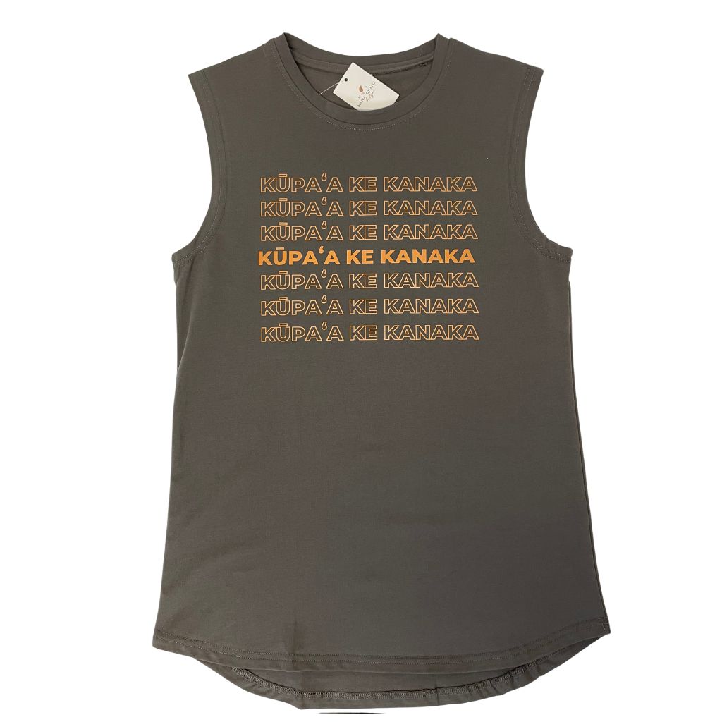 Kūpaʻa Ke Kanaka - Junior Kāne/Wāhine Quick Dry Workout Tank