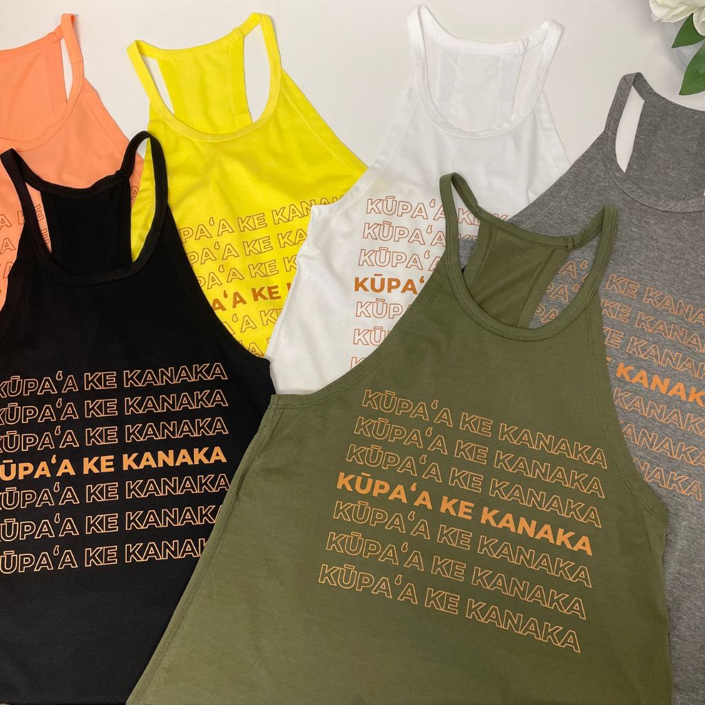 Kūpaʻa Ke Kanaka - Wāhine Racerback Tank