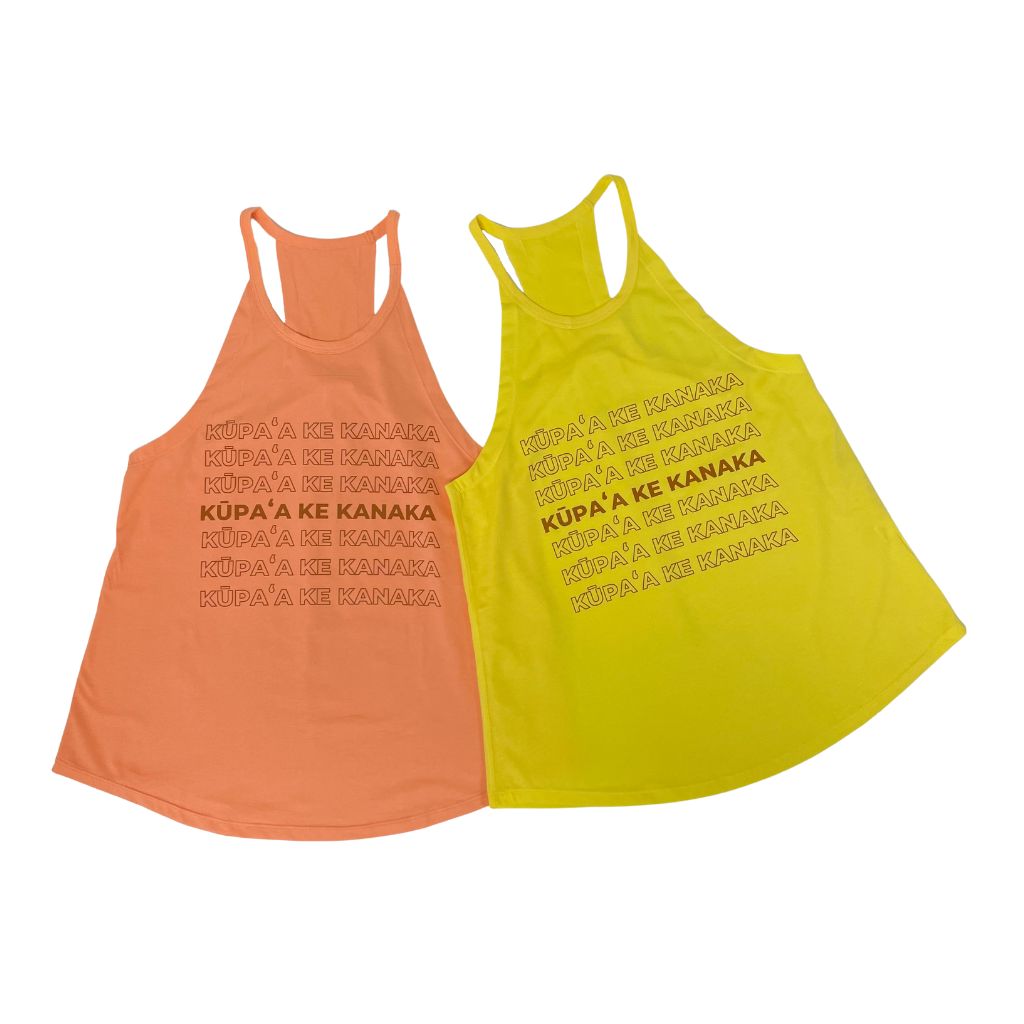 Kūpaʻa Ke Kanaka - Wāhine Racerback Tank