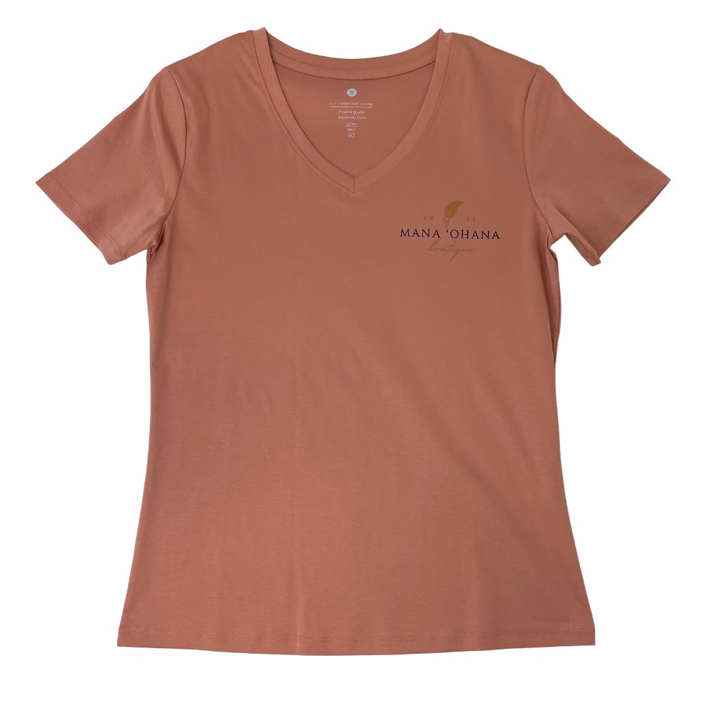 'Umia Ka Hanu - Wāhine Fitted V-Neck Tee