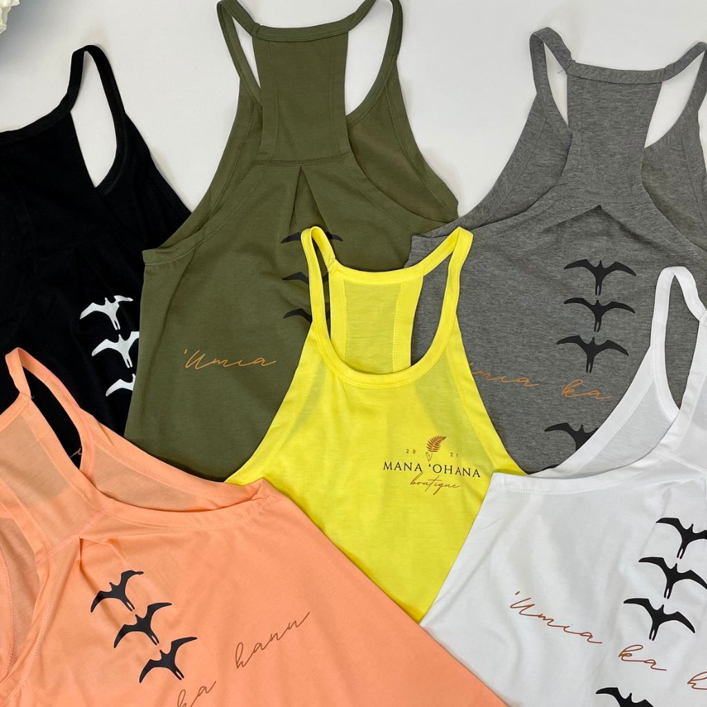 'Umia Ka Hanu - Wāhine Racerback Tank