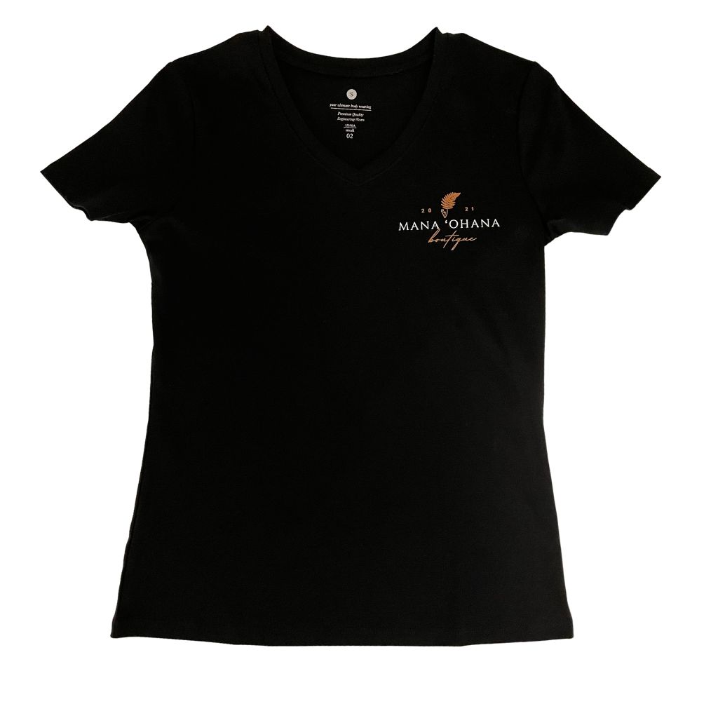 'Umia Ka Hanu - Wāhine Fitted V-Neck Tee