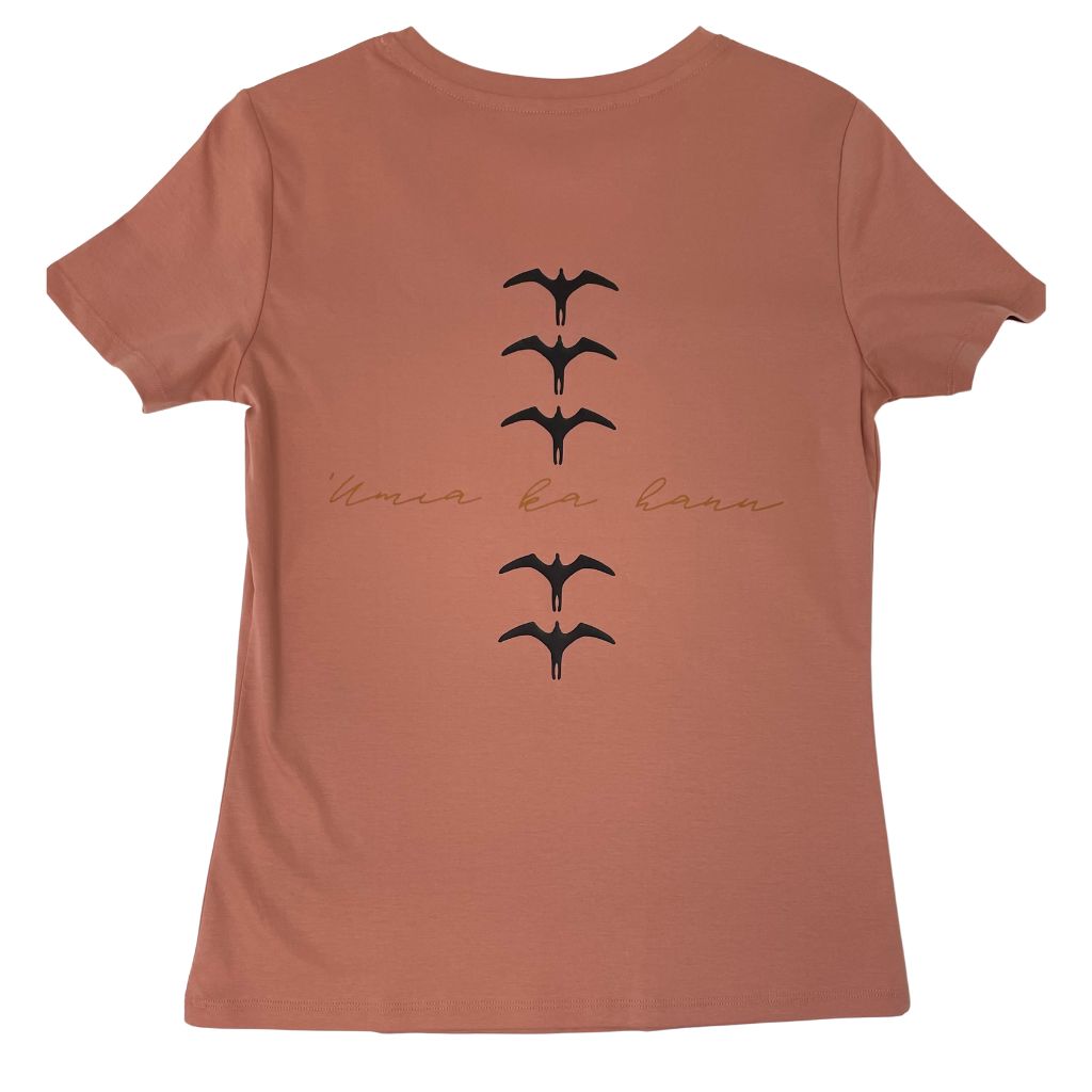 'Umia Ka Hanu - Wāhine Fitted V-Neck Tee