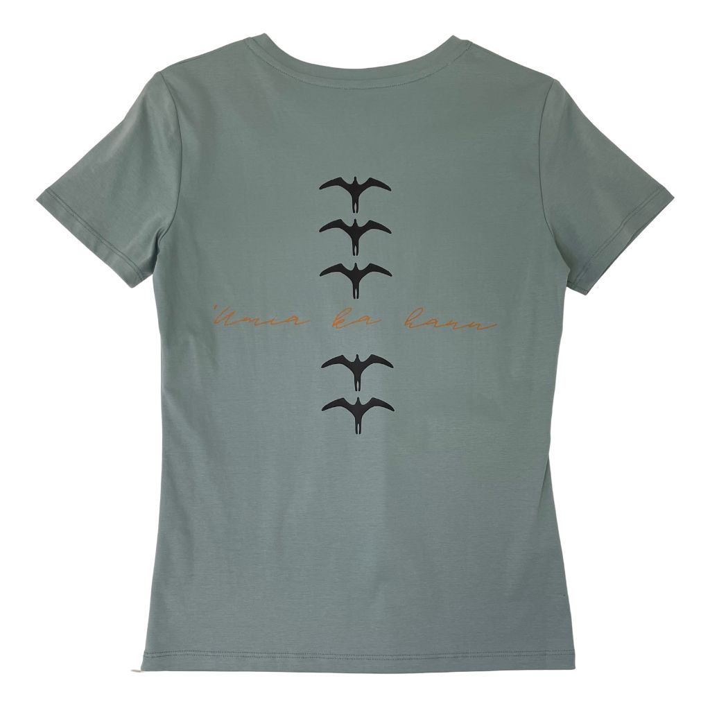 'Umia Ka Hanu - Wāhine Fitted V-Neck Tee