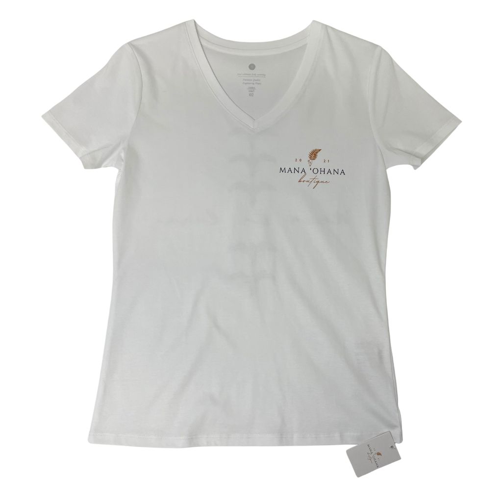 'Umia Ka Hanu - Wāhine Fitted V-Neck Tee