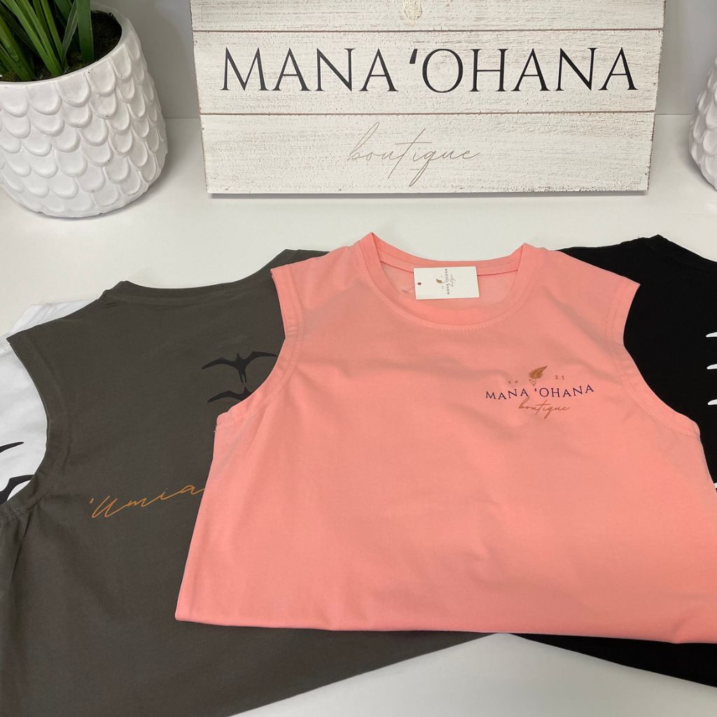 'Umia Ka Hanu - Junior Kāne/Wāhine Quick Dry Workout Tank