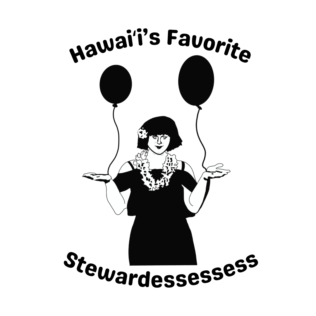 Mahalo Airline Sticker