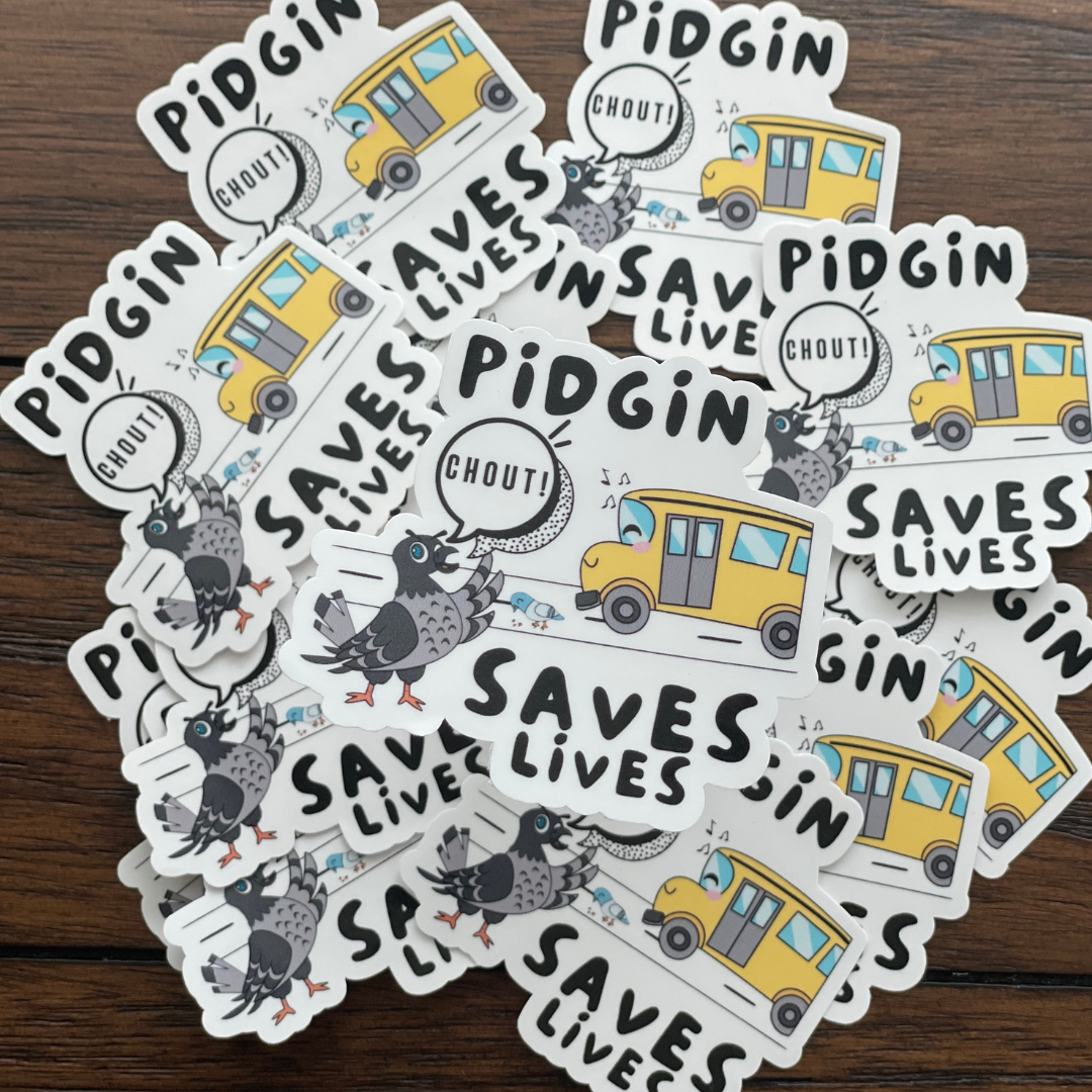 Pidgin Saves Lives Sticker