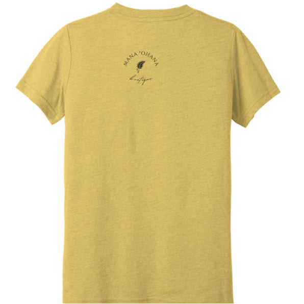 Mustard Triblend - BACK