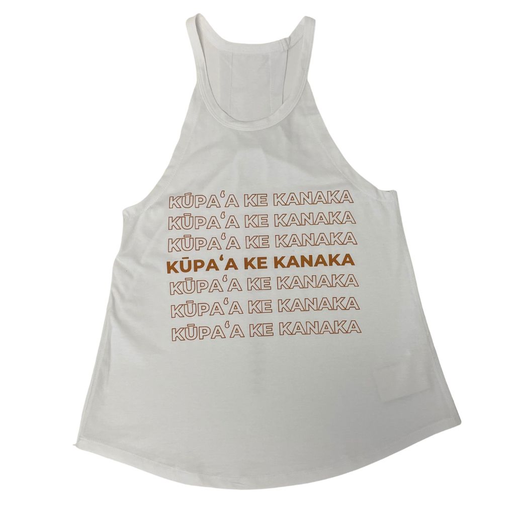 Kūpaʻa Ke Kanaka - Wāhine Racerback Tank